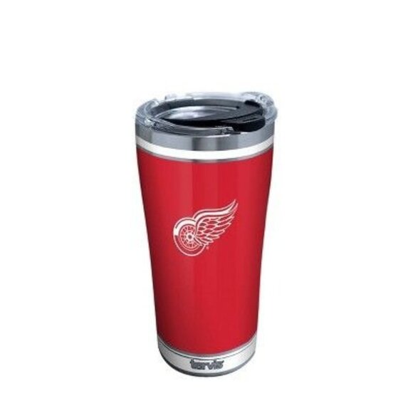 NWT Tervis NHL Detroit Red Wings Shootout 20 Oz. Stainless Steel Tumbler w/ lid - Picture 1 of 10